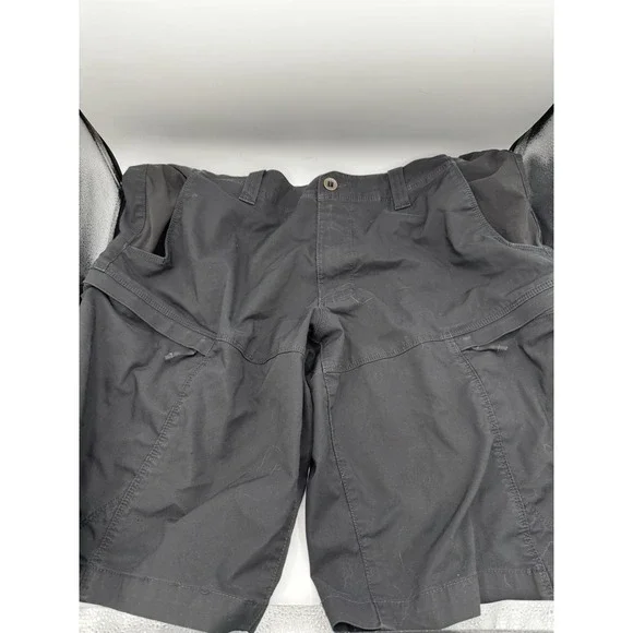5.11 Tactical Series Cargo Shorts Mens 38 Black Nylon Utility Pockets EUC A12 - Picture 1 of 3